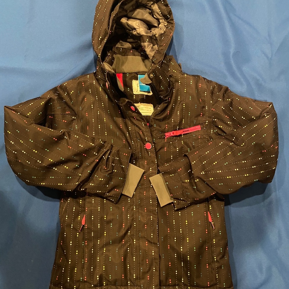Firefly hooded insulated girls size M coat